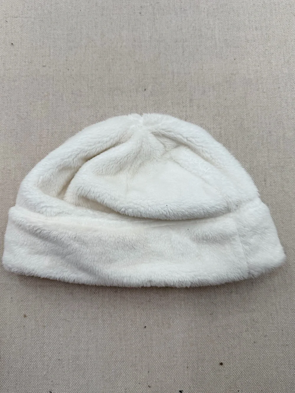 The North Face Kids Cream Fleece Beanie